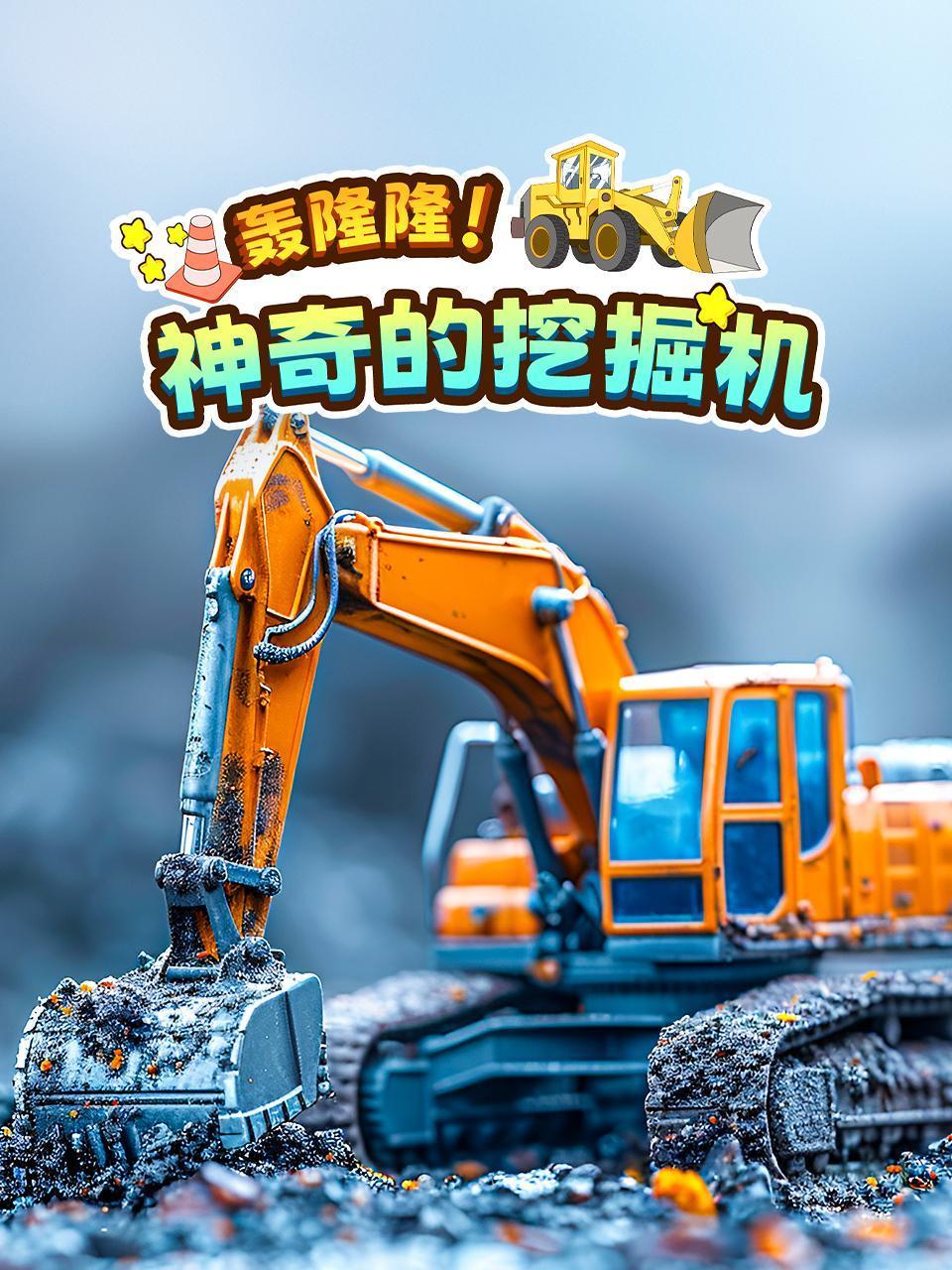 轰隆隆神奇的挖掘机